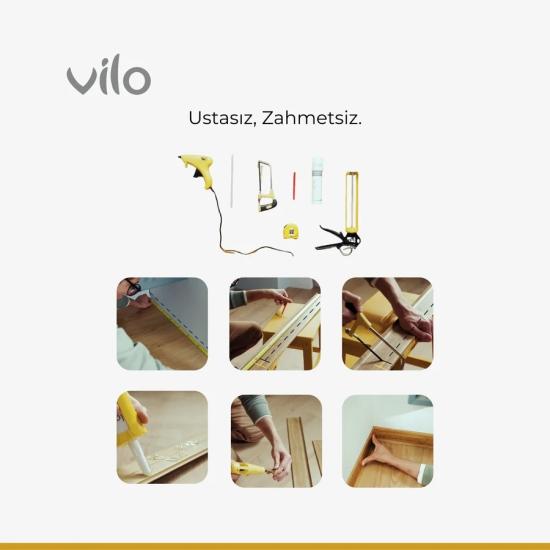vox 8cm Plastik Süpürgelik linela - 415 antrasit